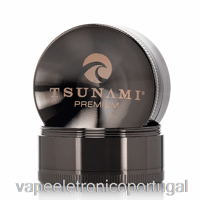 Vape Eletronico Tsunami 1.9 Polegadas Moedor Superior Afundado De 4 Peças Em Metal (50 Mm)